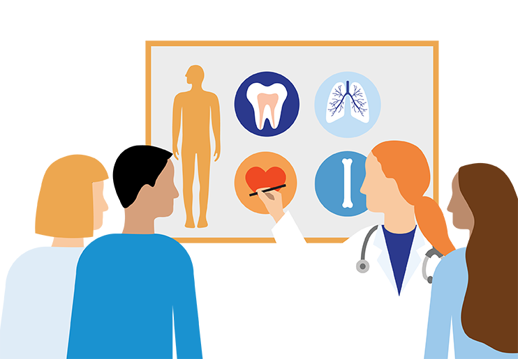 Oral Health Value-Based Care Education Program Illustration