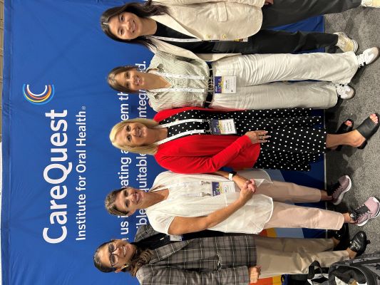 Josefine, Kelly, Stephanie, Caroline, and Hannah at ADHA conference
