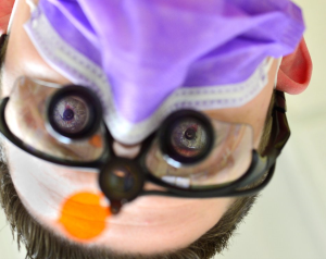 What children often see when they look up during a dental appointment, an image Davis and colleagues shared during the NOHC presentation.