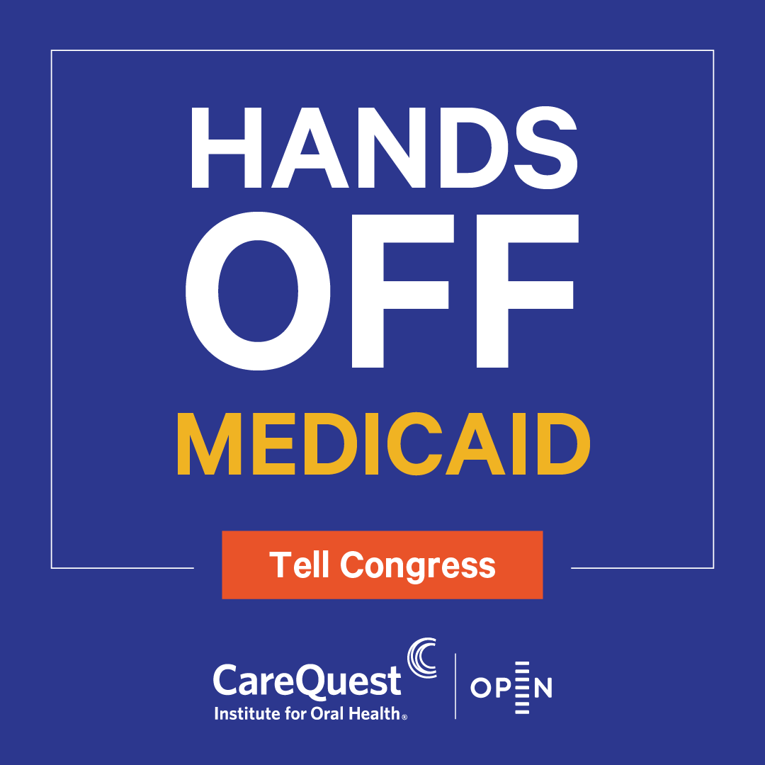 Image with message Hands Off Medicaid Tell Congress