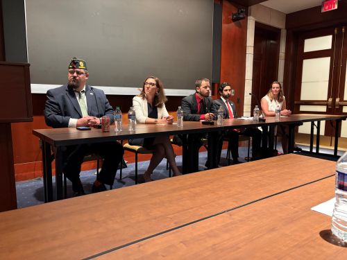 Expert panel at Veterans Deserve Dental Care event