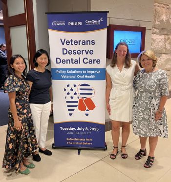 CareQuest Institute team at Veterans Deserve Dental Care event