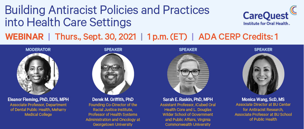 Building Antiracist Policies and Practices into Health Care Settings