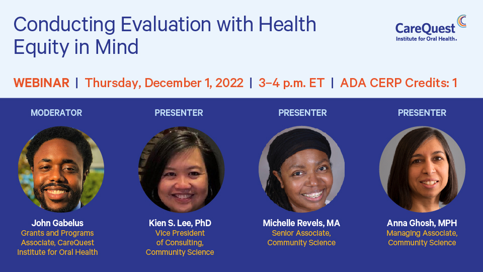 Conducting Evaluation with Health Equity in Mind