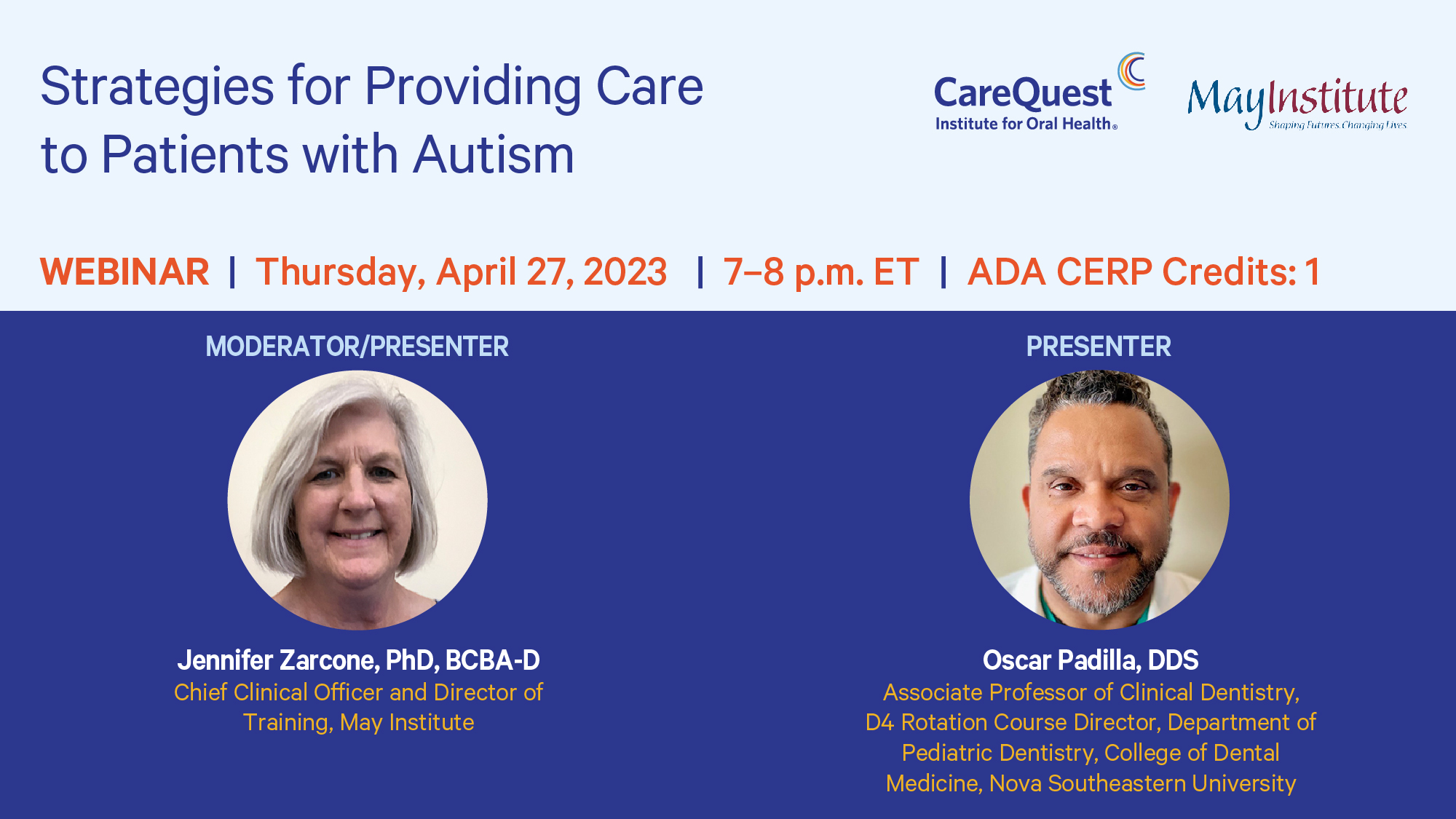 Strategies for Providing Care to Patients with Autism Speaker Image