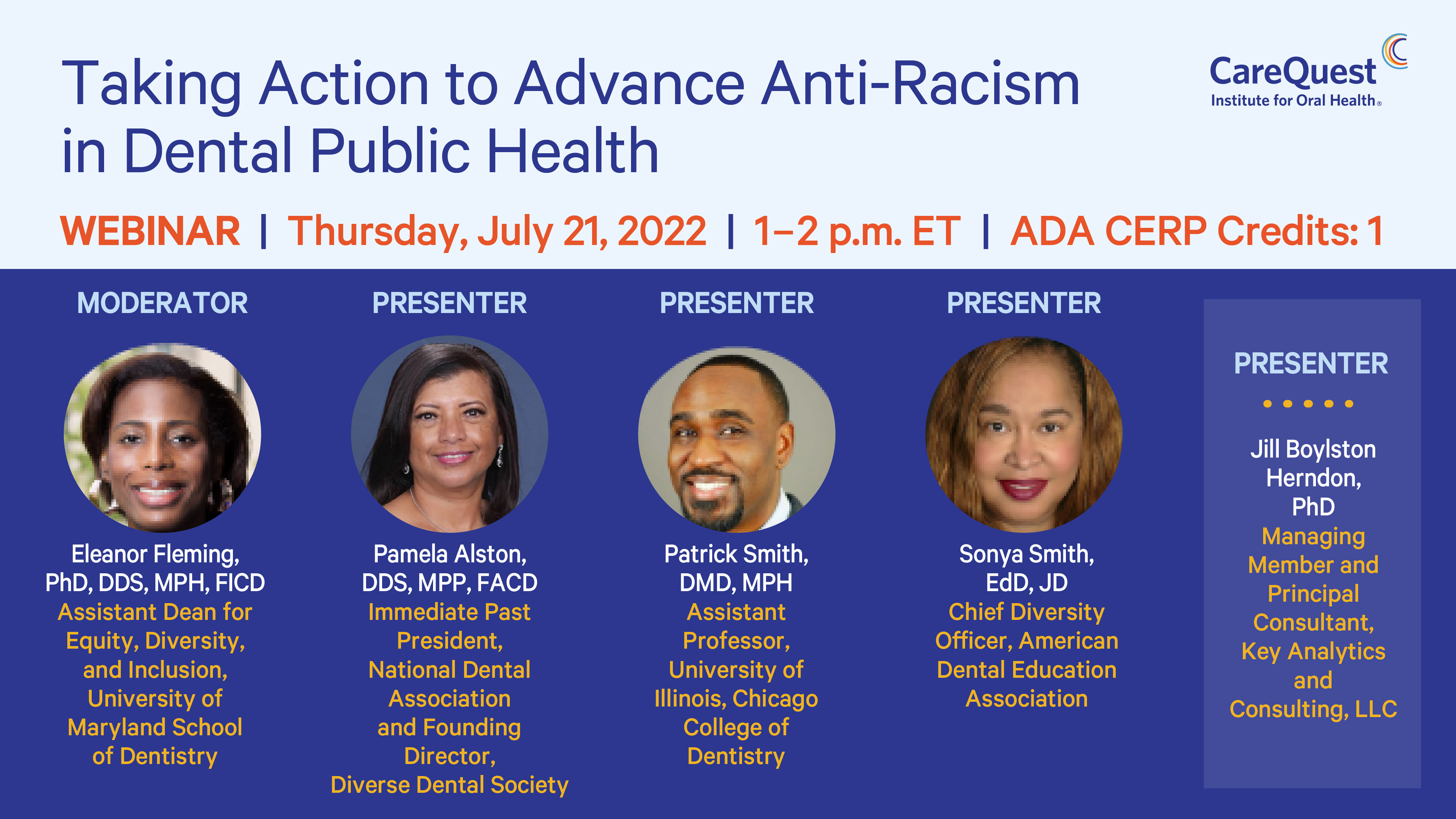 Taking Action to Advance Anti-Racism in Dental Public Health