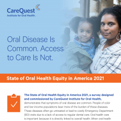Oral Disease is Common. Access to Care is Not