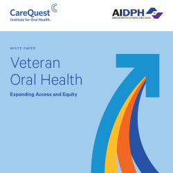Cover of report Veteran Oral Health