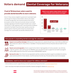 Image of one-pager Voters demand Dental Coverage for Veterans