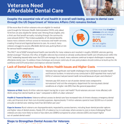 Image of report cover Veterans Need Affordable Dental Care