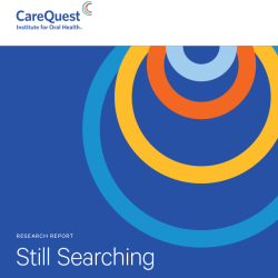 Image of report cover Still Searching: Meeting Oral Health Needs in Rural Settings