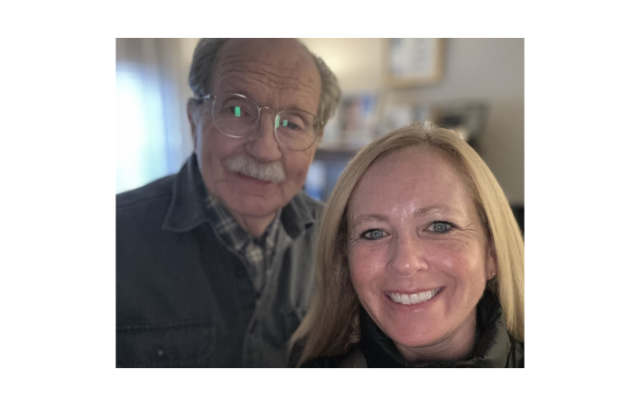 Tirzah Weiskotten and her father