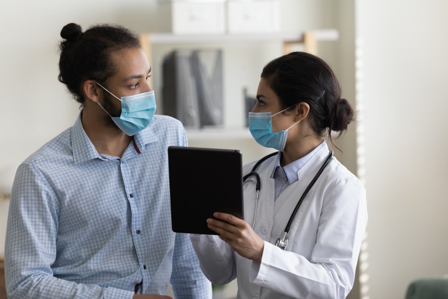 adult dental patient and provider