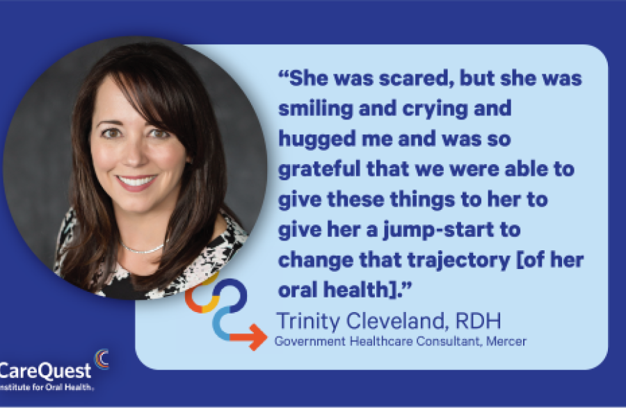 Trinity Cleveland, RDH, pull quote