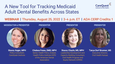 A New Tool for Tracking Medicaid Adult Dental Benefits Across States 