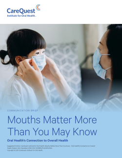 Mouths Matter More Than You May Know