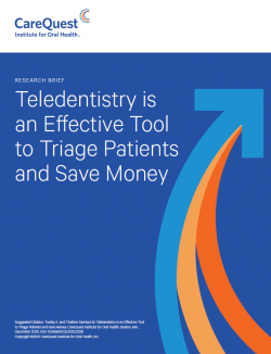 This is an image of Teledentistry's Effective Tool to Triage Patients & Save Money