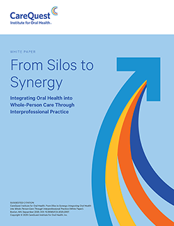 Image of white paper cover From Silos to Synergy