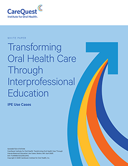 Image of report cover for Interprofessional Education Use Cases